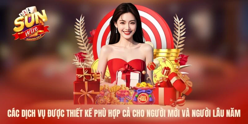 Các dịch vụ được thiết kế phù hợp cả cho người mới và người lâu năm