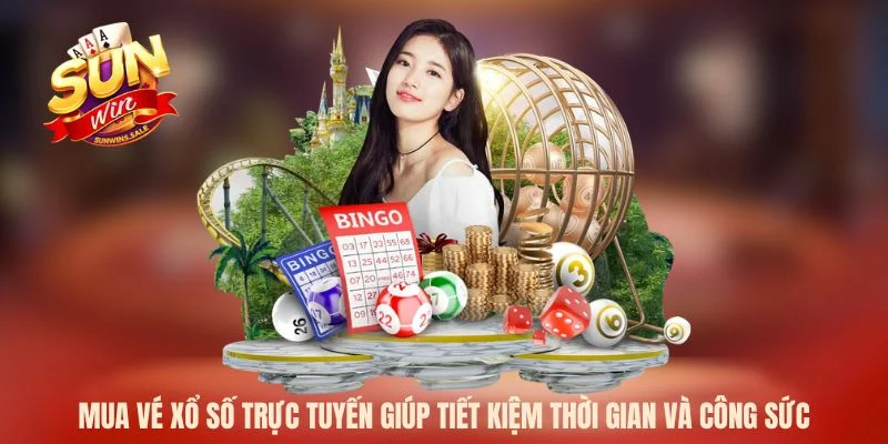Mua vé xổ số trực tuyến giúp tiết kiệm thời gian và công sức